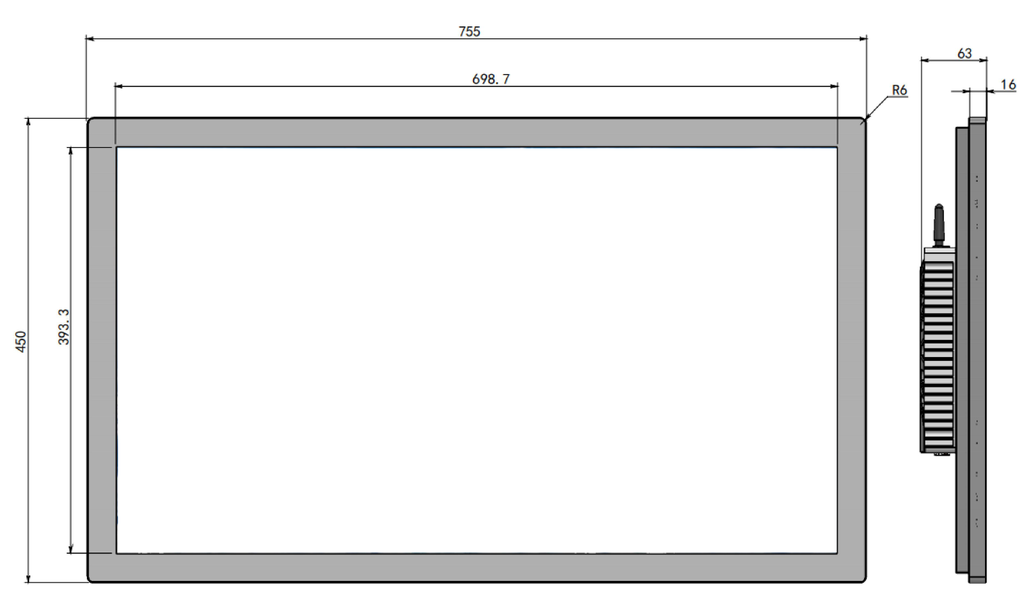 iLCD3-32iP65-Dim