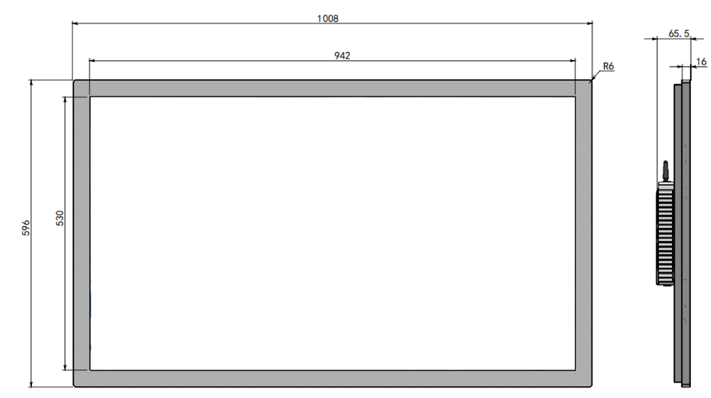 iLCD3-43iP65-Dim