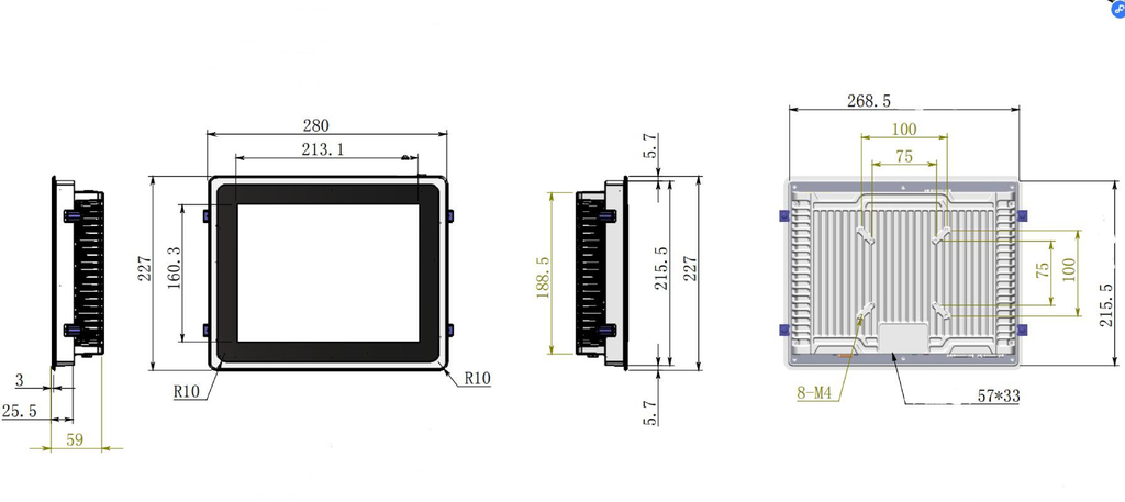 iLCD3-104 Dim